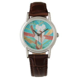 Koala im Baum Originale Abstrakte Kunst Armbanduhr