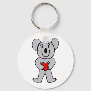 Koala im Liebe-Schlüsselanhänger Schlüsselanhänger