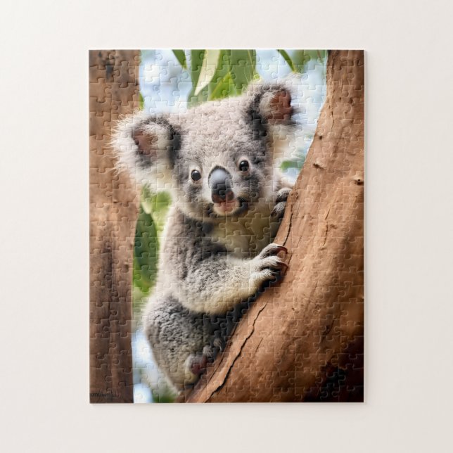 Koala in einem Baum Puzzle (Vertikal)