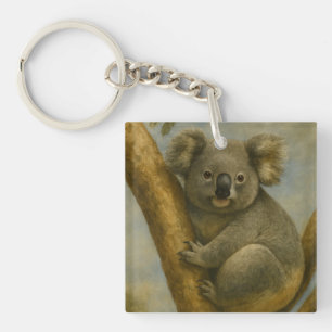 Koala in ruhiger Atmosphäre Schlüsselanhänger