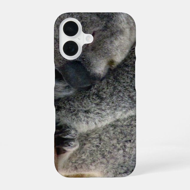 Koala iPhone 16 Hülle (Rückseite)