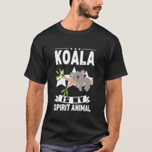 Koala ist mein spirituelles Tier Kawaii Cartoon Lu T-Shirt