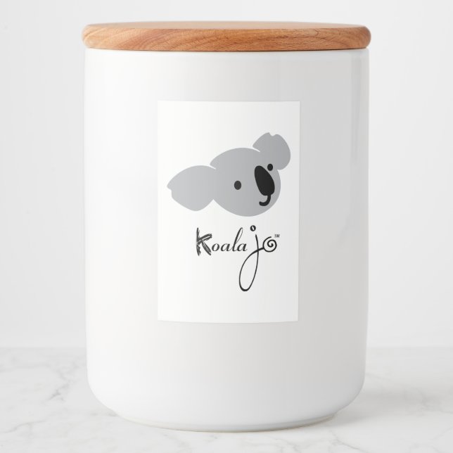 Koala Jo Container Labels Lebensmitteletikett (Vorderseite)