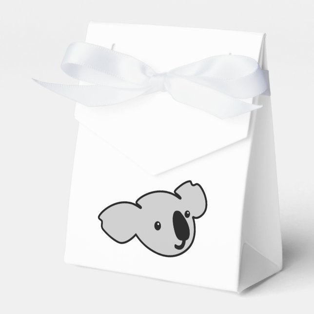 Koala Jo Favor Box, Ihre Farben Geschenkschachtel (Vorderseite)