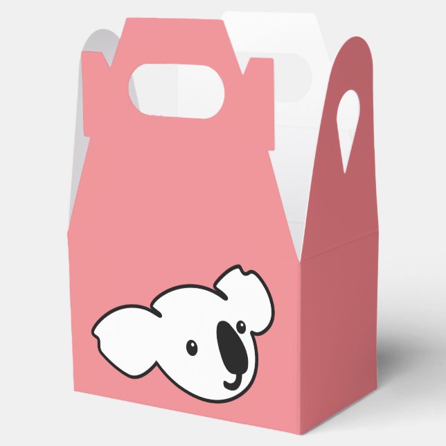 Koala Jo Handle Geschenkboxen, Ihre Farben Geschenkschachtel (Geöffnet)