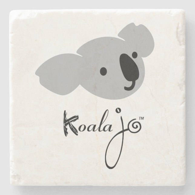 Koala Jo Marble Stone Untersetzer (Vorderseite)