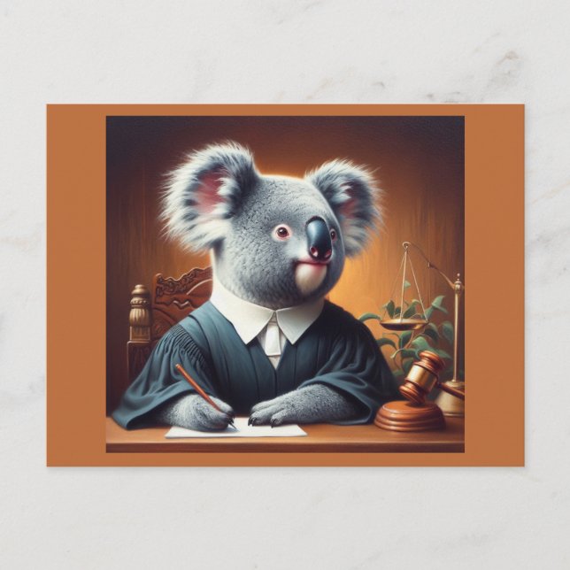 Koala Judge Postkarte (Vorderseite)