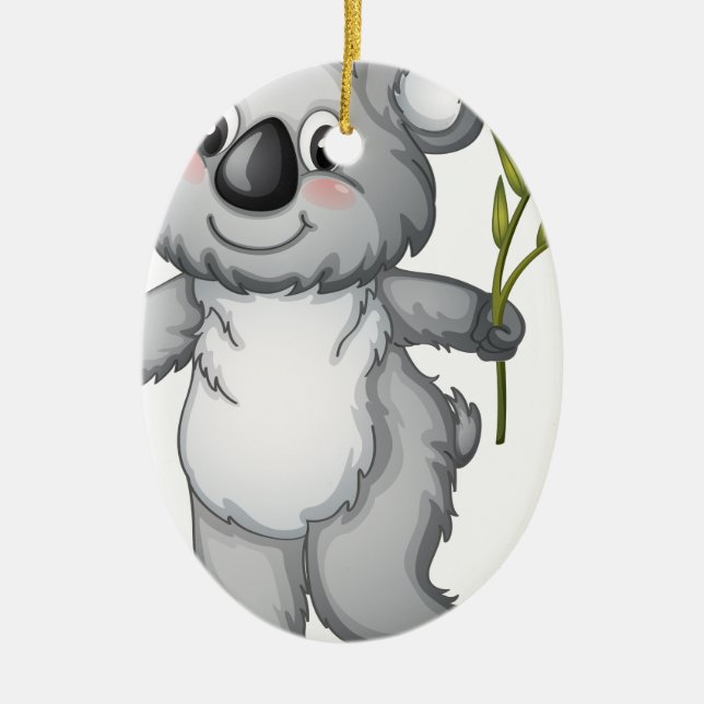 Koala Keramik Ornament (Vorne)
