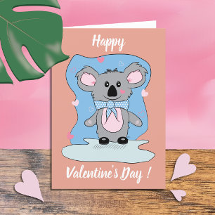 Koala Kid Valentine's Day Card Feiertagskarte