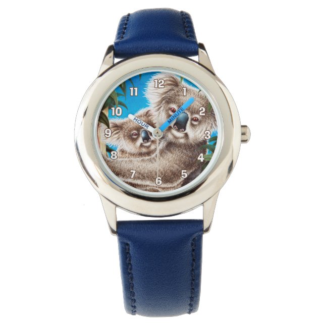 Koala Kids Watch Armbanduhr (Vorderseite)