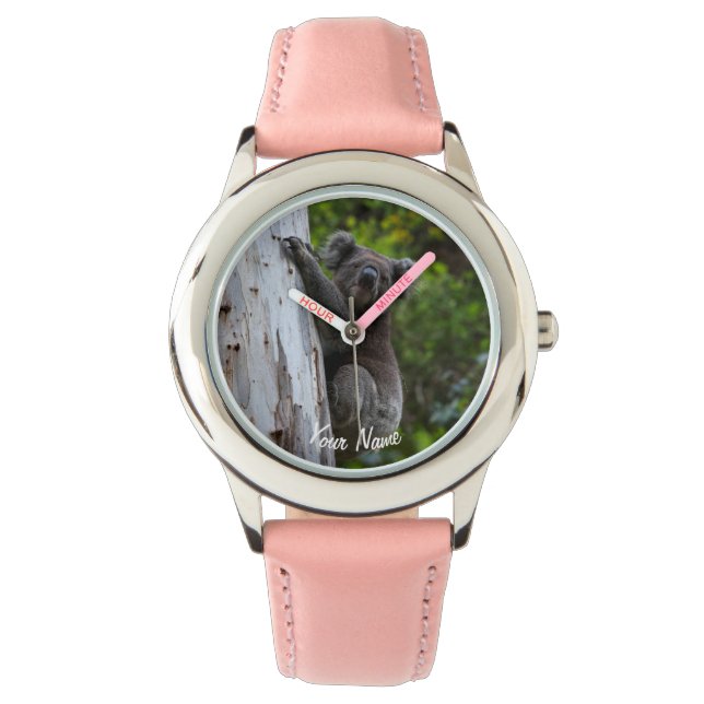 Koala Kletterbaum Australien Armbanduhr (Vorderseite)