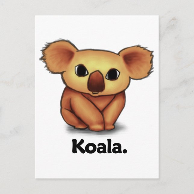 Koala Koala. Postkarte (Vorderseite)