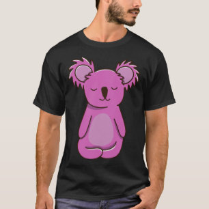 Koala Koala süß Australien lustige Yoga-Position 1 T-Shirt