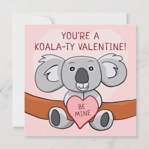 Koala Koality Be Mine Valentinstag Card