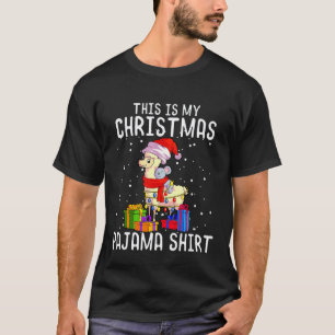 Koala Lama Weihnachts-Pyjama Koala-Fan Lama T-Shirt