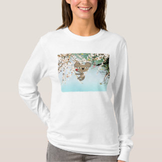 Koala Liebe Beerenfrühlinglomographie Kirschvögel T-Shirt