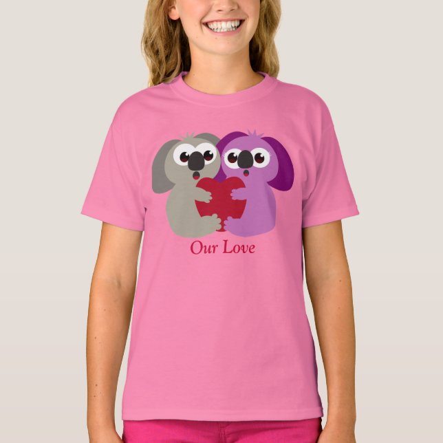 Koala Liebe T-Shirt (Vorderseite)