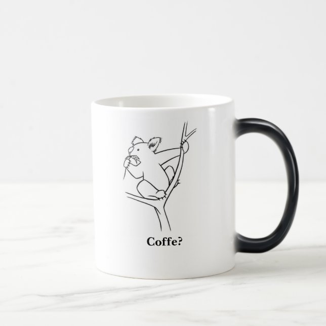 Koala-Liebekaffee Verwandlungstasse (Rechts)