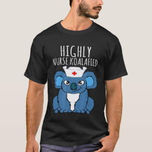 Koala-Liebhaber Lustig Hochwertig Krankenschwester T-Shirt