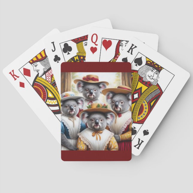 Koala Little Women Spielkarten (Rückseite)