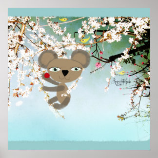 Koala Lovely Teddy Bear phantastisch riesiges Post Poster
