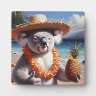 Koala Luau Fotoplatte