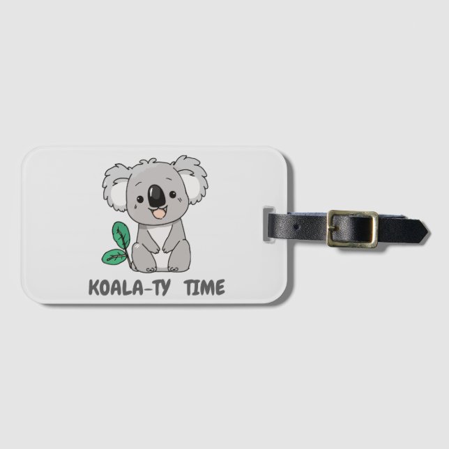 Koala Luggage Tag Gepäckanhänger (Vorderseite (Horizontal))