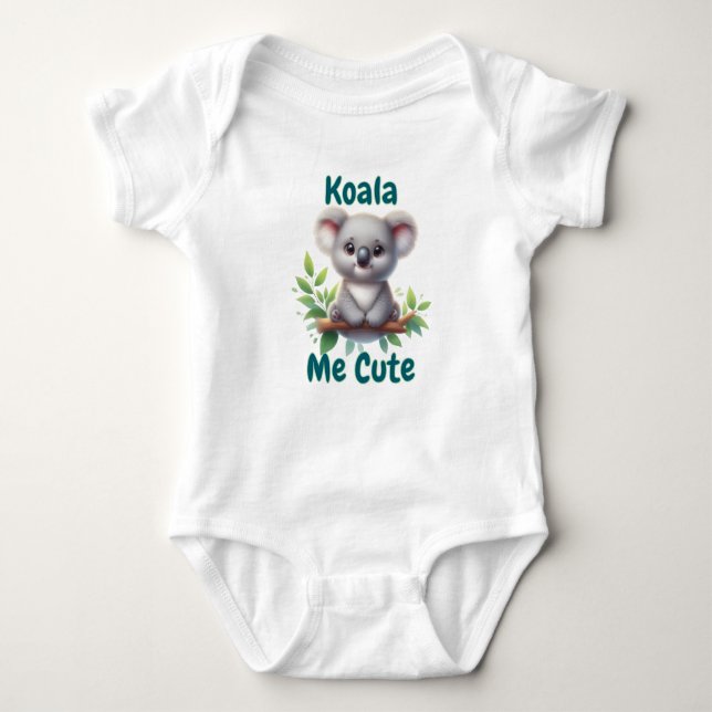 Koala Me Cute  Baby Strampler (Vorderseite)