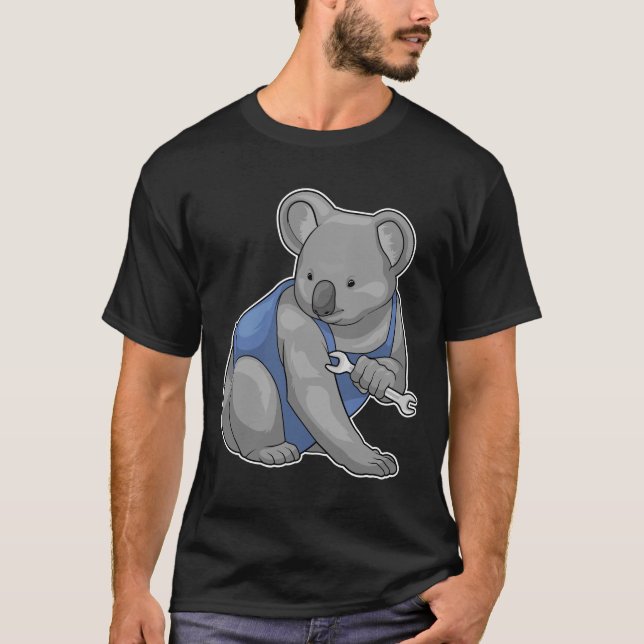 Koala Mechanic Tool T-Shirt (Vorderseite)