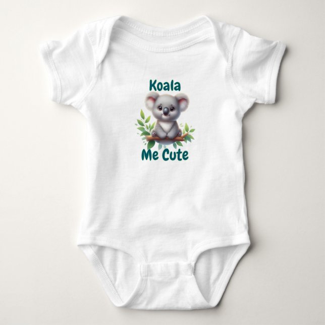 Koala Mich Süß  Baby Strampler (Vorderseite)