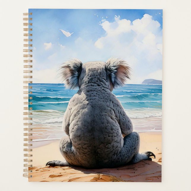 Koala mit Blick auf den Ozean Planer (Vorderseite)