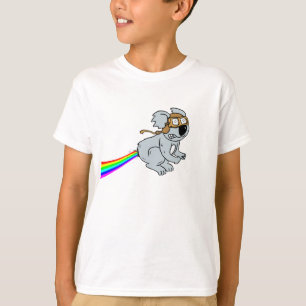 Koala mit Regenbogen T-Shirt