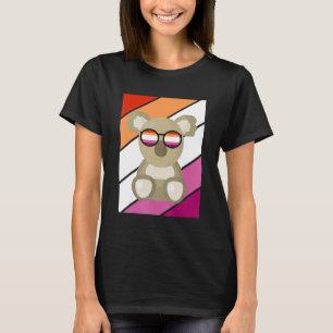 Koala mit stolzer lesbischer Flagge LGBTQ Stolz Al T-Shirt