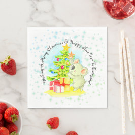 Koala mit Tree Australian Christmas Party Lunch Serviette