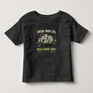 Koala-Modus Lustiger Introvertierter Kleinkind T-shirt