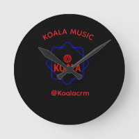 Koala-Musik-Wanduhr