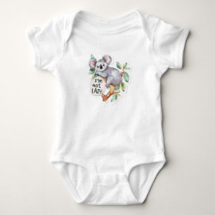 Koala-Nachricht Baby Strampler