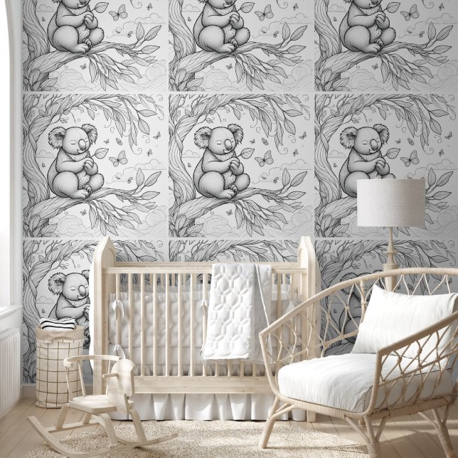 Koala Nature Coloring Tapete (Kinder)