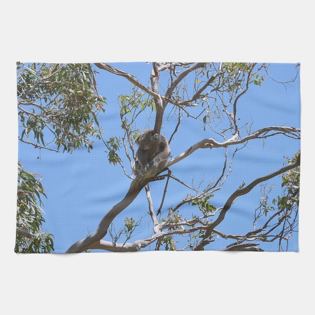 Koala Nickerchen Geschirrtuch (Horizontal)