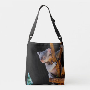 Koala Niedlich in Baumgrau Tragetaschen Mit Langen Trägern
