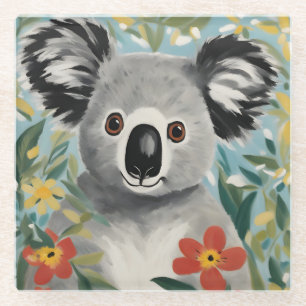 Koala Painting Glasuntersetzer