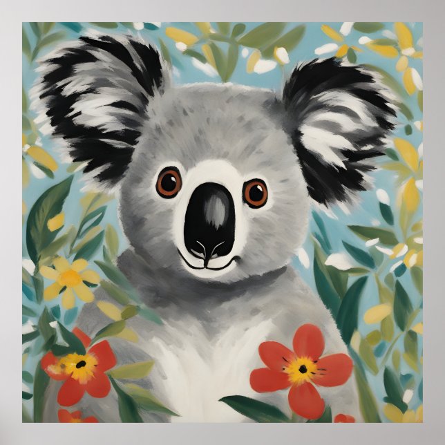 Koala Painting Poster (Vorne)