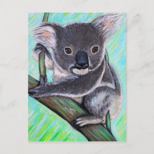 Koala Painting Postkarte
