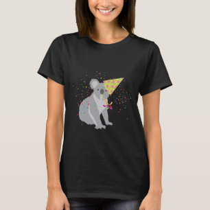 Koala Partying - Tiere mit Party T-Shirt