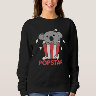 Koala Popcorn Pop Star Poppin Funny Koalas Sweatshirt