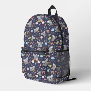 Koala Rainbow Liebe Pattern Bedruckter Rucksack