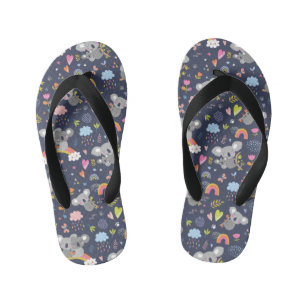 Koala Rainbow Liebe Pattern Kinderbadesandalen