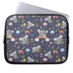 Koala Rainbow Liebe Pattern Laptopschutzhülle