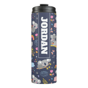 Koala Rainbow Liebe Pattern Thermosbecher