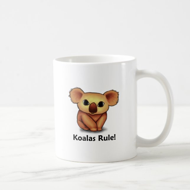 Koala-Regel! Kaffeetasse (Rechts)